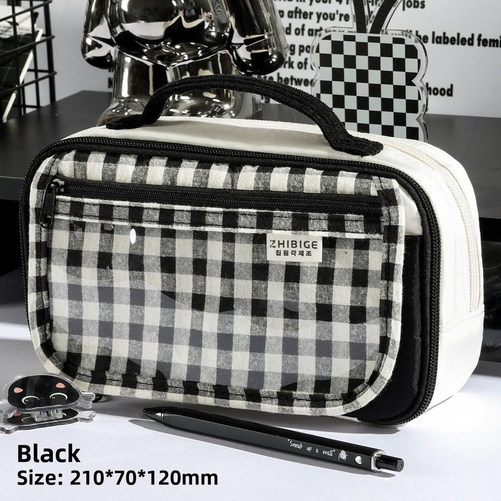 Style Fabric Pen Case With Portable Design For Stationery Organization