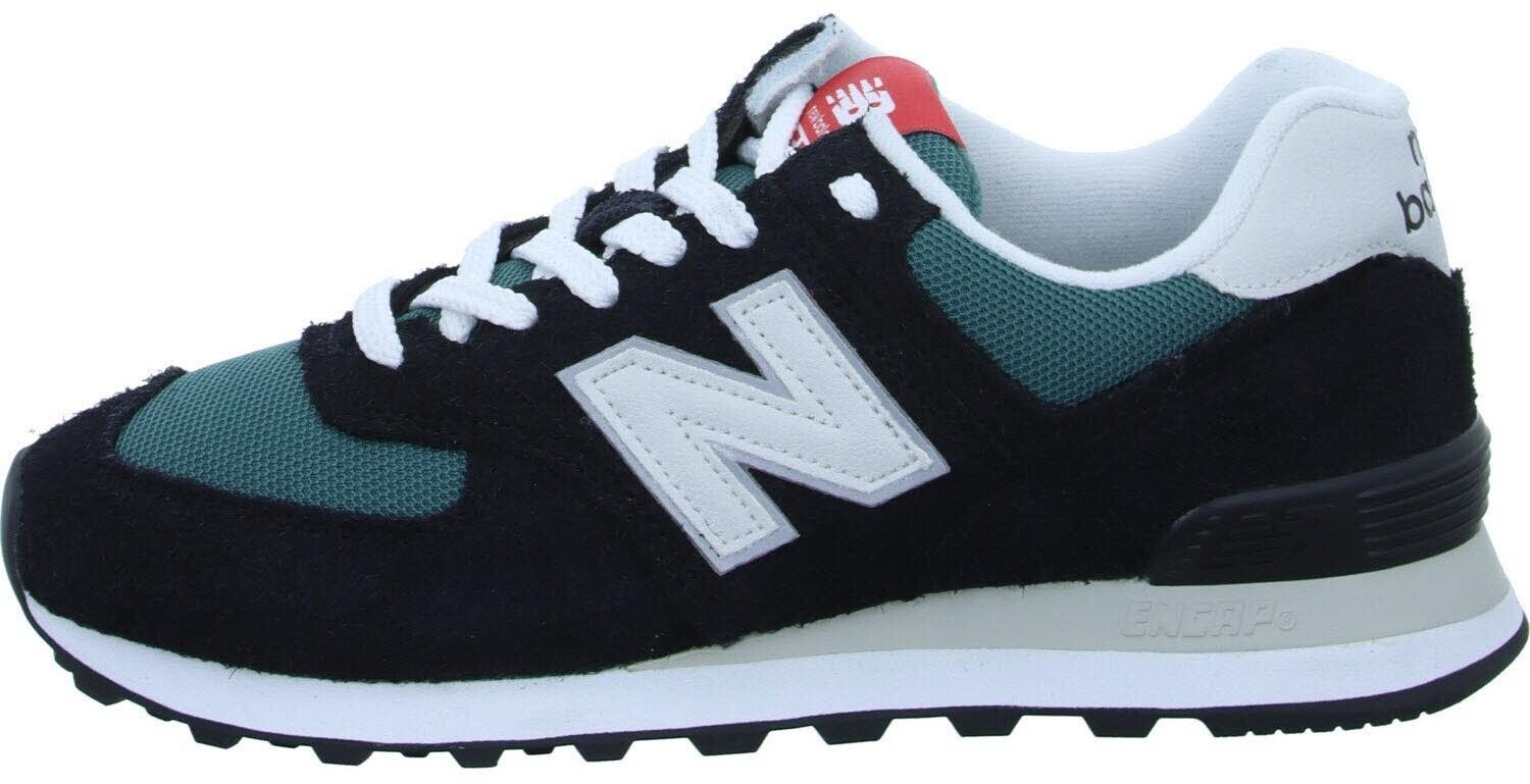 

Кроссовки New Balance 574 черные с серой материей 43