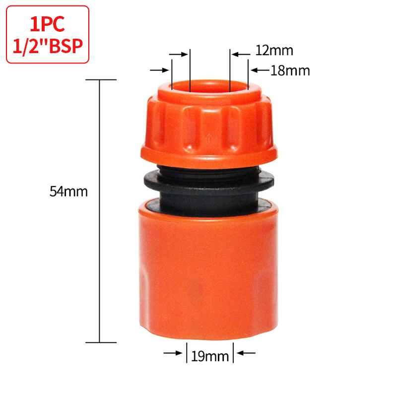 Garden Hose Quick Water Connector For Water Gun Tap 1/2"3/4"3/8" 1 Inch Adapter Irrigation Pipe Joint Fitting Accessories