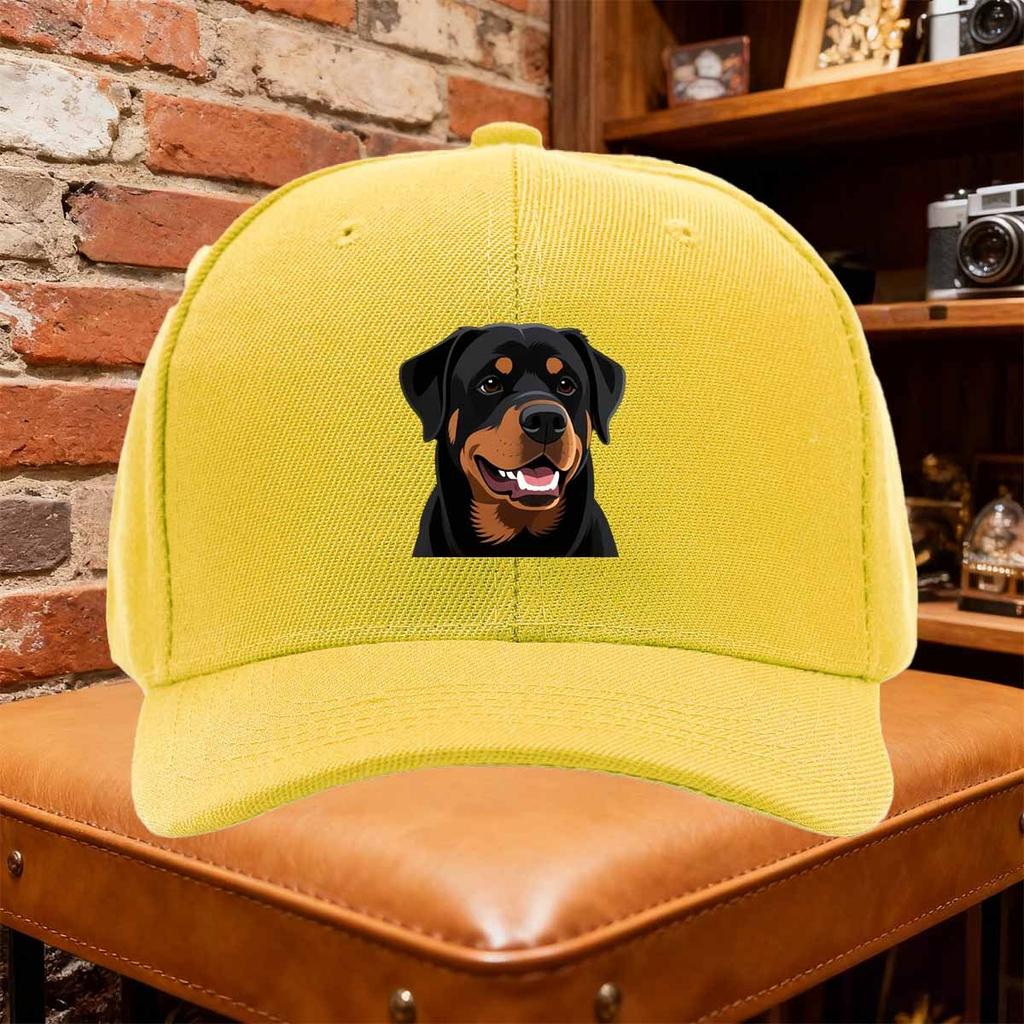 Unisex Rottweiler Dog Breed Baseball Cap Adjustable Pet Lover Hat with Rottweiler Art Lightweight for allSeason Wear for me