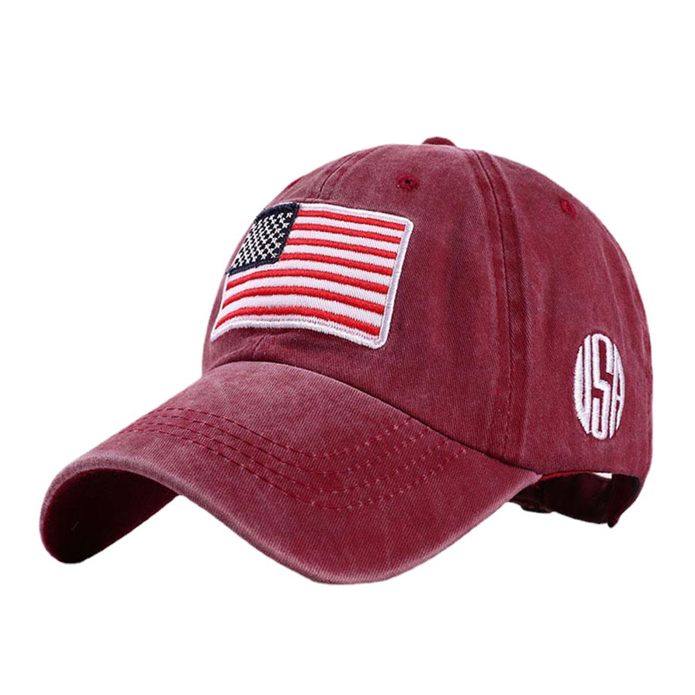 Dad Cotton Distresseded Vintage Distressed Washed Cap Baseball Stitching Embroidered Flag Usa New Brand Latest Fresh Hats Fashion Women Hip Hop Trendy