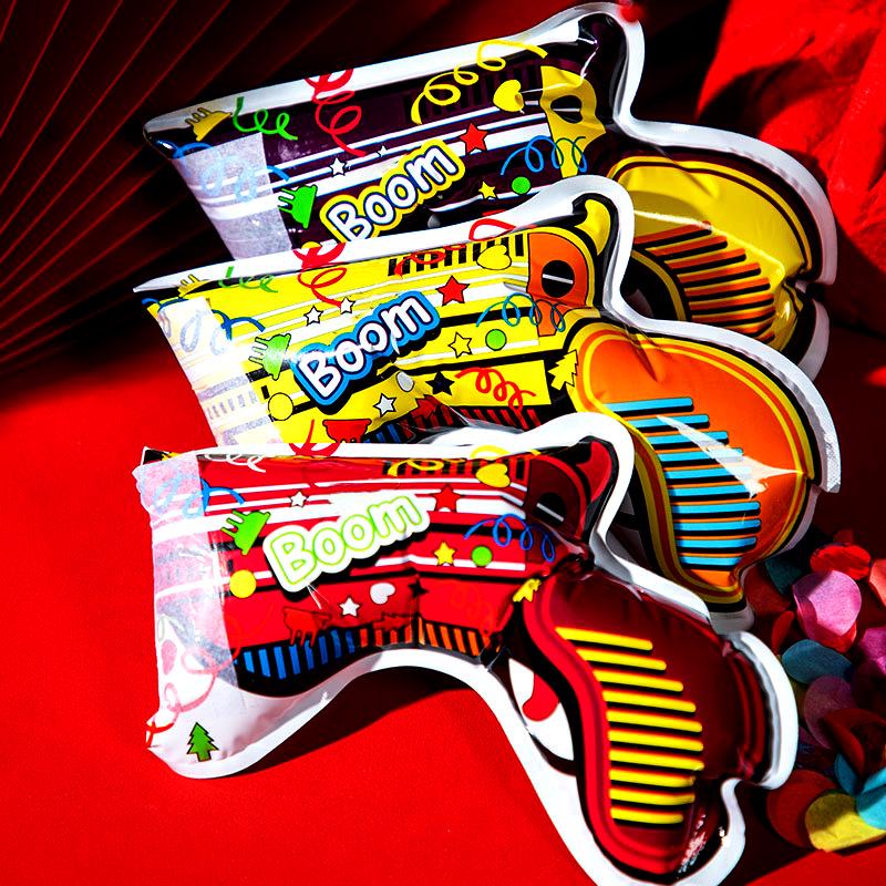 Automatic Handheld Confetti Gun - Birthday Party Inflatable Fireworks Cannon