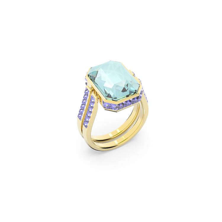 Swarovski Orbita octagon-cut ring