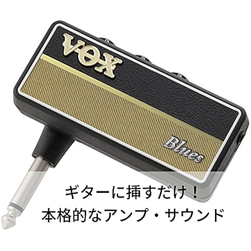 Vox AmPlug2 Blues Headphone Guitar Amp, No Cables Needed, Plug Directly Into Your Guitar, Perfect...