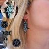 1 Set Goddess Necklace Pendant Resin Mold Epoxy Mirror Mold DIY 8 In 1 Silicone Mold Totem Pendant Mold