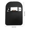 2pcs Black PU Leather Tape Measure Holder Drill Holder Belt Clip with Buckle for Woodworking Construction Electrician