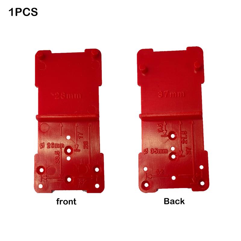 

Шаблон для установки шкафов, деревообрабатывающие инструменты, направляющая для сверления отверстий под петли 28/35-37 мм, пластиковый локатор для открывания отверстий по дереву as the picture