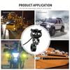 2pcs Dual Color Led Motorcycle Owl Auxiliary Lamp Auxiliary Spot Lights Driving Light For Motorcycle Bike Car
