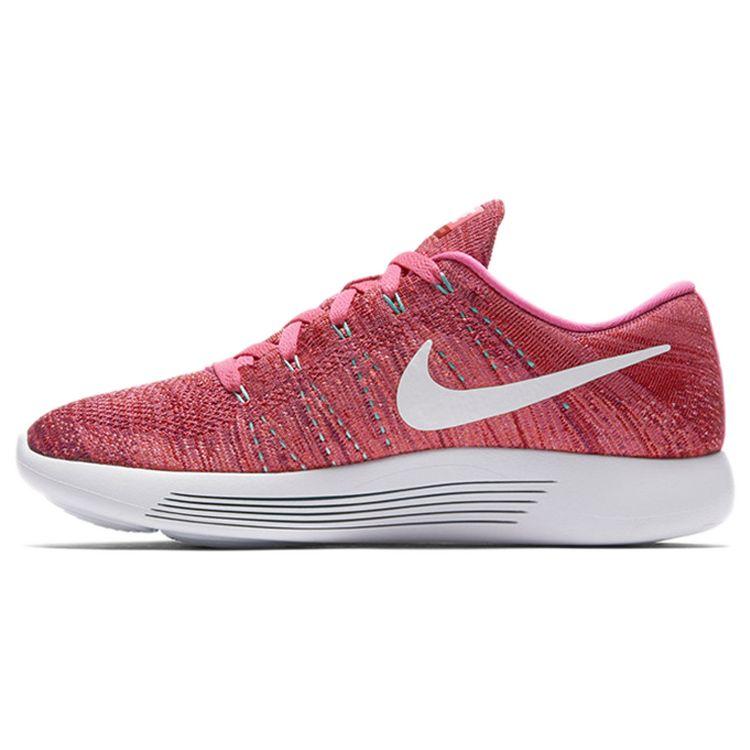 

Nike LunarEpic Flyknit Comfortable Versatile Fabric Shock Absorption Non-Slip Low-Top Marathon Running Shoes Women sneaker Pink White 843765-601 36