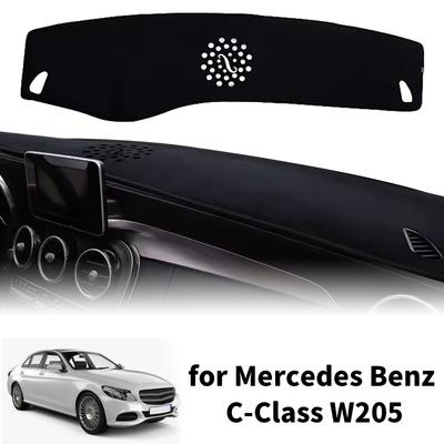 For Mercedes Benz C-Class W205 S205 A205 C205 Coupe Car Dashboard Cover Sunshade Non‑Slip Protector Dash Mat Interior Decor Pad