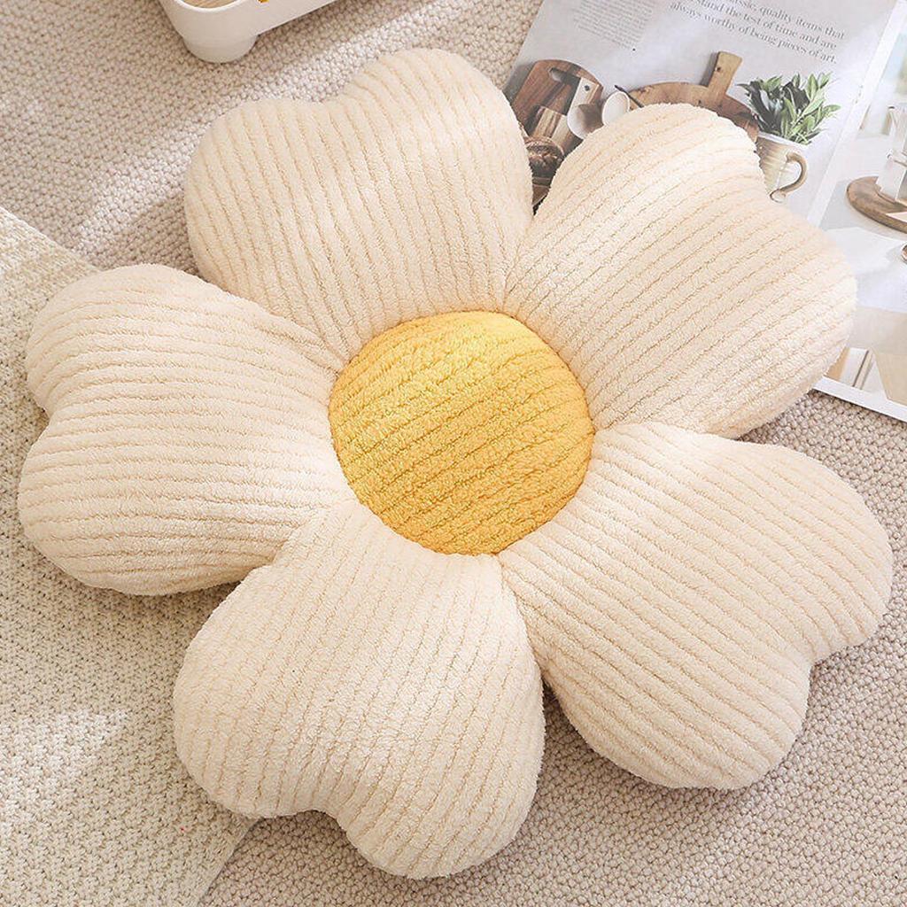 Petal Throw Pillow 11cm Colorful Flowers Plush Pillow Plant Petal Cushion Flower Pillow for Bed Sofa Stuffed Home Decor Gift