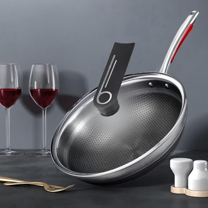 

KOBACH 304 Flagship Double-Sided Honeycomb Stainless Steel Wok