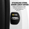 Stainless Steel Car Door Lock Buckle Trim Anti-Collision Protective For Renault Symbol Clio 3 4 Sparco Dacia RS Megan Scenic SS6