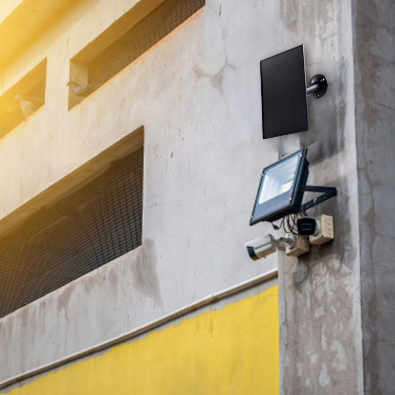 Outdoor Solar Power Supply 3W 5V Energy Efficient Charging Plate For Security Camera Durability PET Layer Solar Panel