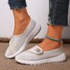 Fashion Women Sneakers 2025 New Mesh Breathable Knit Sneakers Comfortable Casual Outdoor Shoes Lightweight Low Top Casual Shoes Women