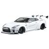 AOSHIMA 1/24 Liberty Walk Series No.11 LB Works R35 GT-R Type 1.5 Plastic Model Kit (White)