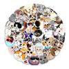 50 Cute Kitten Expressions Graffiti Stickers Suitcase Refrigerator Car Decoration Stickers
