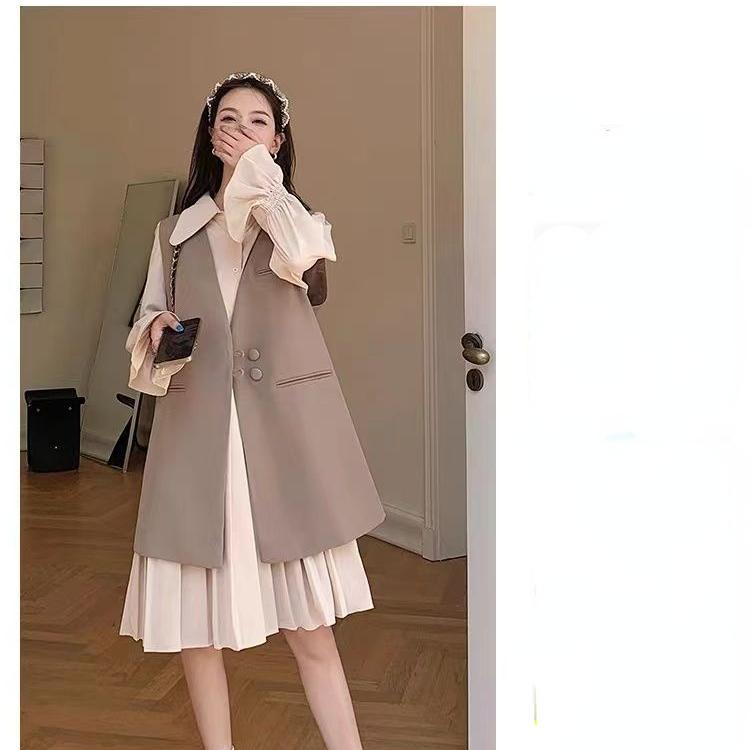 Locker sitzende lange Modeweste für Damen in Übergröße für Outdoor-Bekleidung