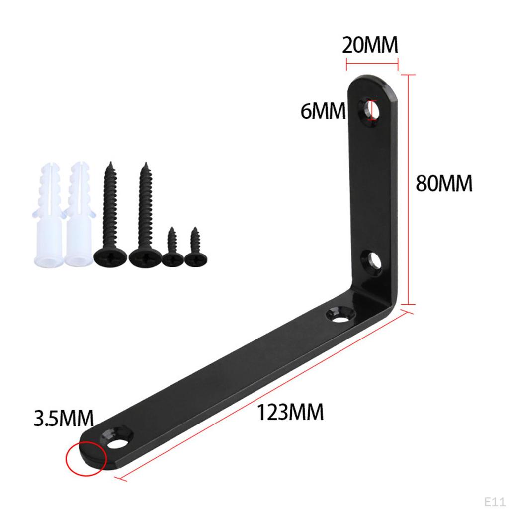 Wall Mount Shelf Supports - Pack of 8