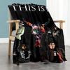 Michael Jackson Blanket Soft Warm Cozy Great For Office Office Chair Livingroom For All Seasons Warmthful Decor