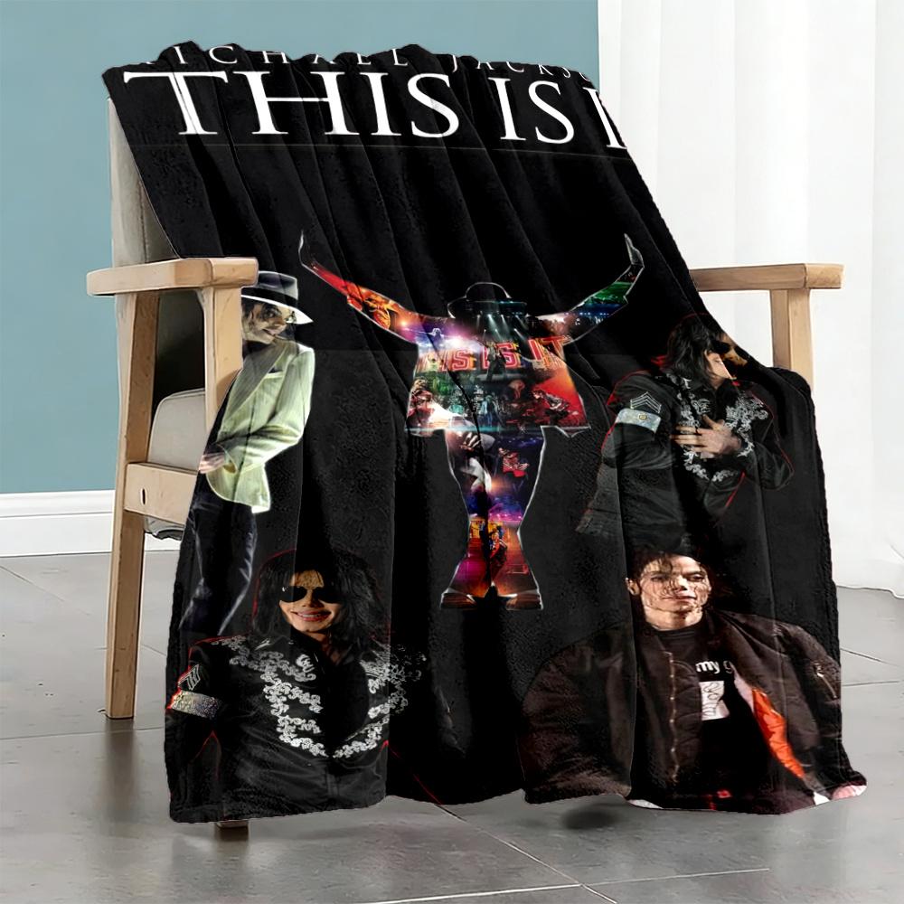 Michael Jackson Blanket Soft Warm Cozy Great For Office Office Chair Livingroom For All Seasons Warmthful Decor
