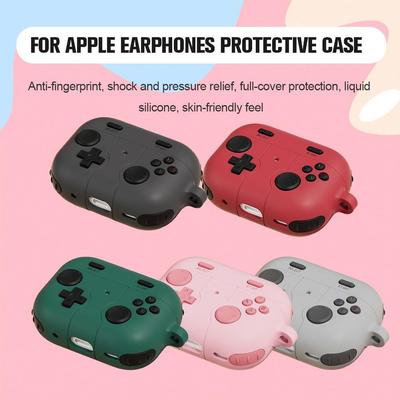 Para Capa Protetora AirPods Pro 3 Capa para Fone de Ouvido Sem Fio Cobertura Total 360° Anti Queda Capa para Jogos Airpods Capa Macia de Silicone
