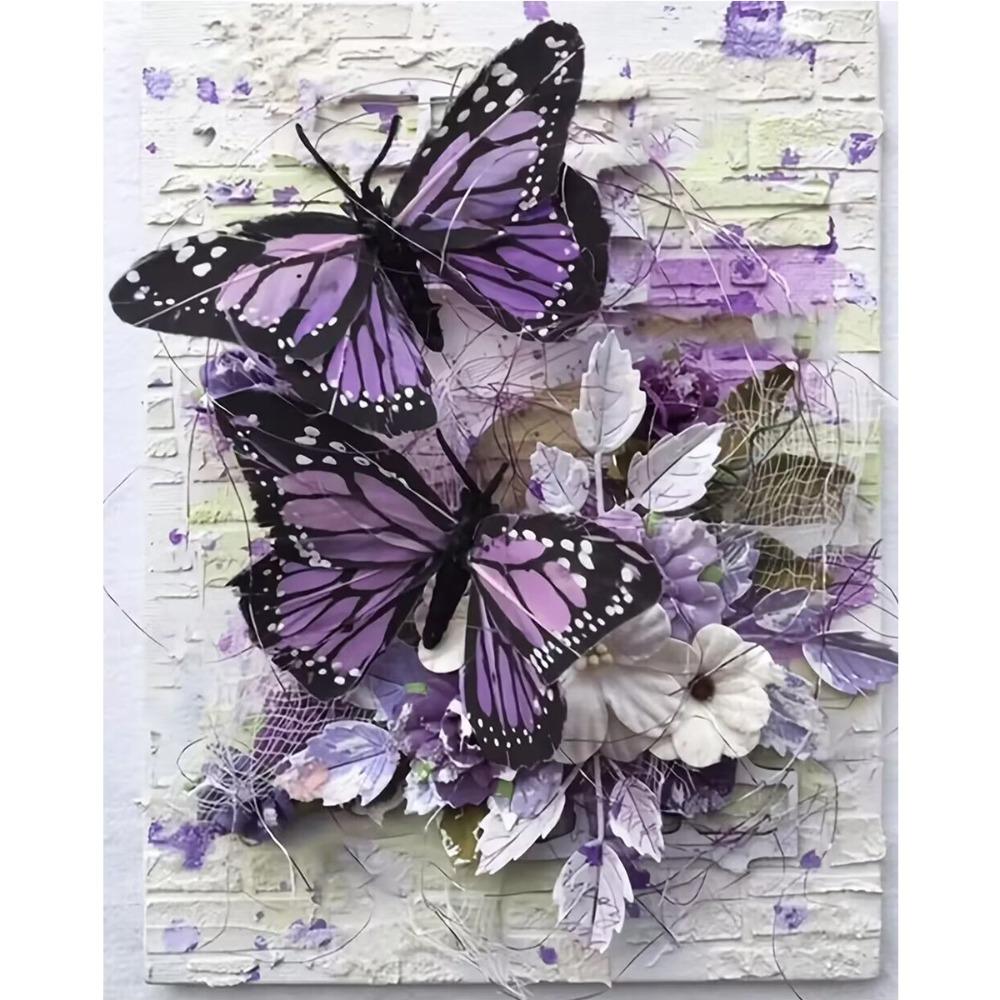 5D Diamond Painting, Peony Flower Sticker Diamond Cross Stitch Decorative Painting