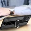 Plexiglass PU Leather Phone Case For Xiaomi 14T Pro Magnetic Metal Ring Stand Holder Shockproof Protect Cover For Xiaomi 13T Pro