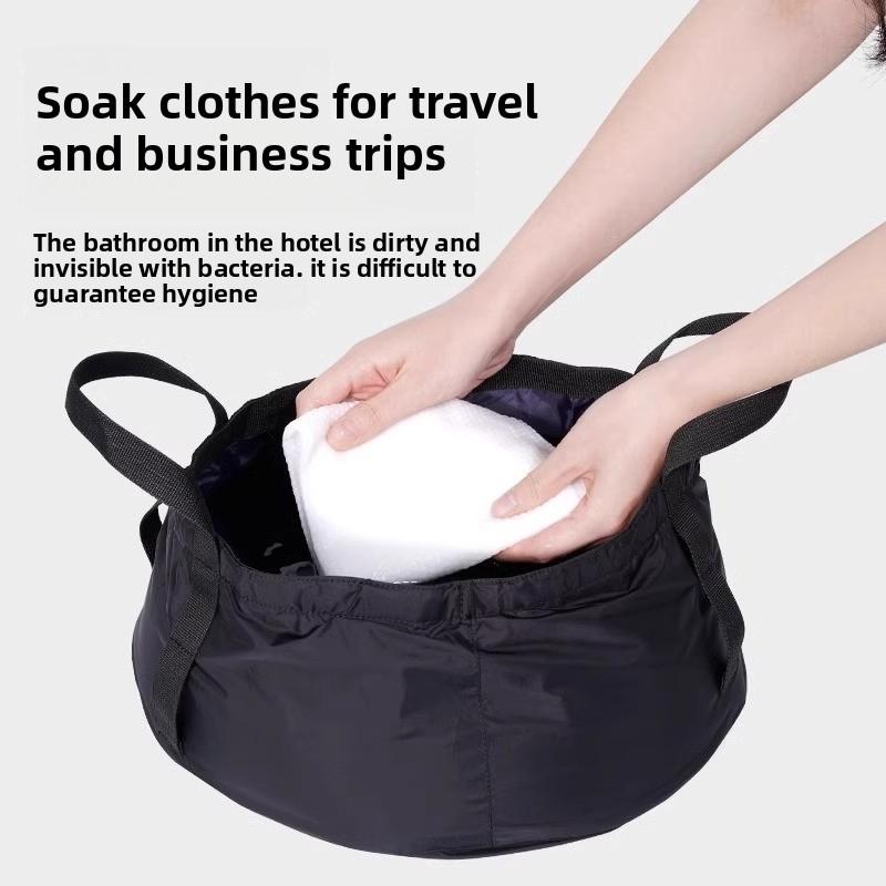 Outdoor Camping Supplies Portable Folding Basin Washbasin Folding Basin Portable