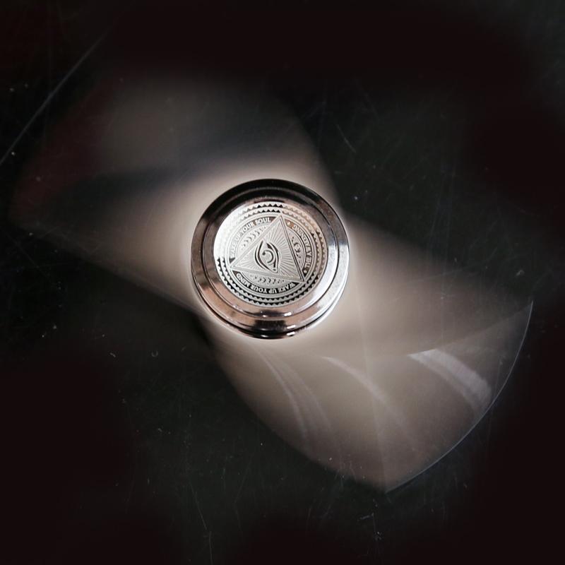 Stainless Steel Fingertip Spinner | Adult EDC Fidget Toy | Anxiety and Autism Relief Spinner | Gift for Men