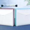 Waterproof A4 Plastic Document Bag with Snap Closure - Transparent, Thickened for File Storage and Organization