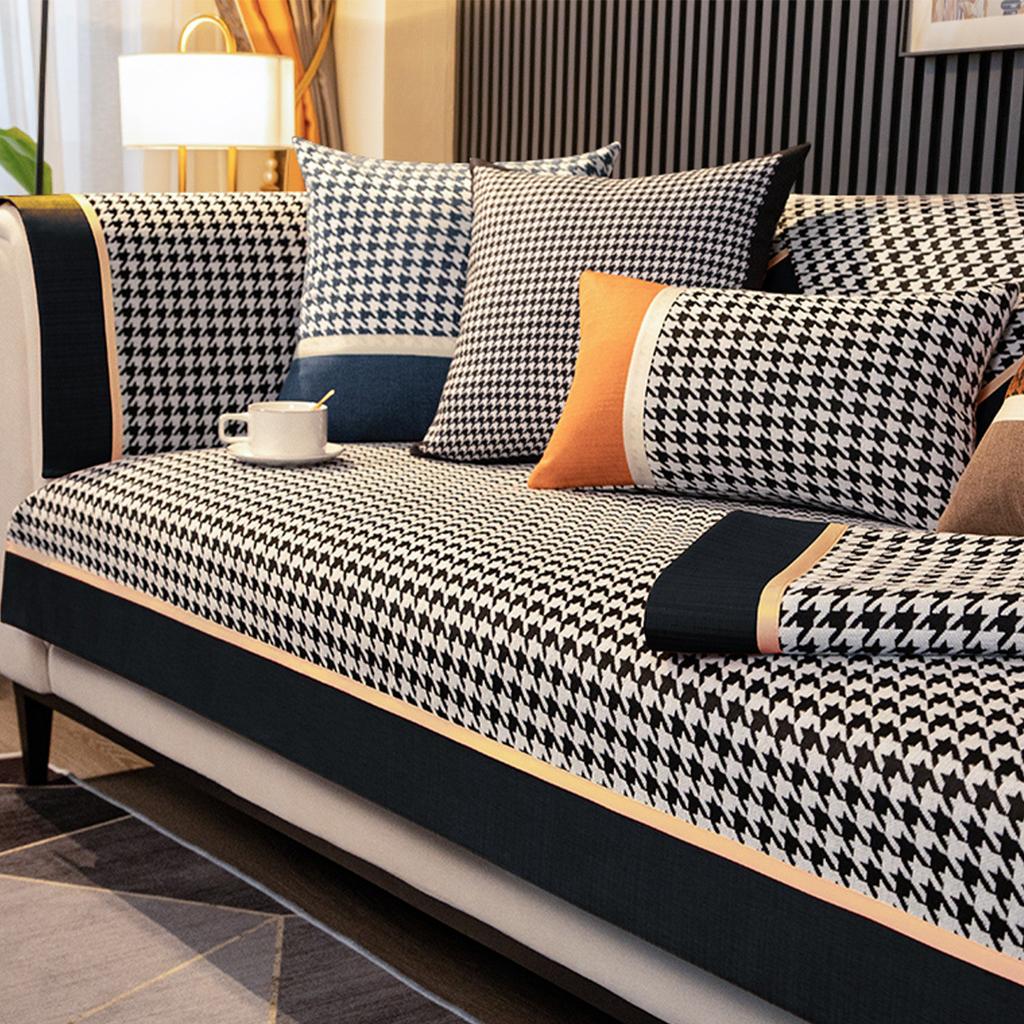 Chenille Sofa Cushion Non-Slip Stain-Resistant Anti-Scratching Non-Stick Sofa Cover Sofa Cushion Four Seasons Universal High Sense