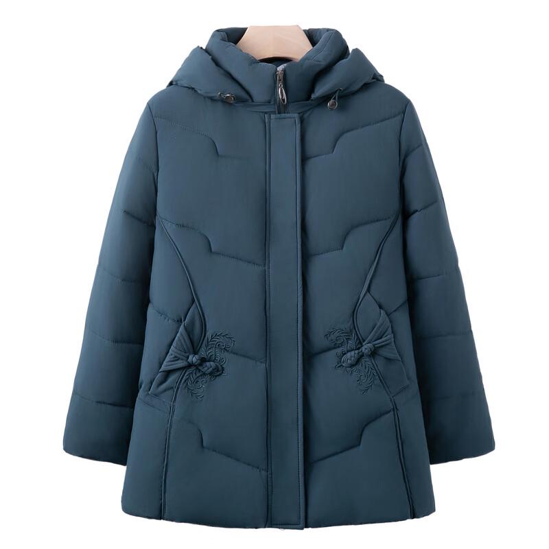 Women's New Chinese Style Hooded Winter Padded Jacket