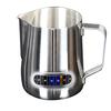Temperature Sense Milk Frothing Pitcher Large Capacity Stainless Steel Food-grade Milk Latte Cup for Bakery