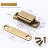 Zinc Zinc Zinc Alloy Cabinet Door Catch Cassette Magnetic Magnetic Suction Lock  Bedroom Cabinet