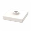 200pcs MOC Plate 87580 Modified 2x2 with Groove &1 Stud In Center Classic Piece Building Block Toy Parts Compatible Building
