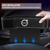 Multifunctional Car Seat Crevice Storage Box Seat Gap Slit Pocket Manager For Volvo 240 C70 S40 S50 S60 S70 S80 S90 V40 V50 V60 V90 XC40 XC60 XC90