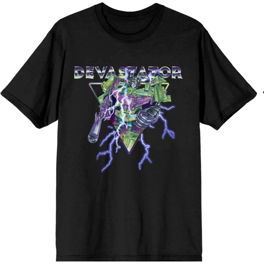 TRANSFORMERS - Devastator Retro Design Black T-Shirt S