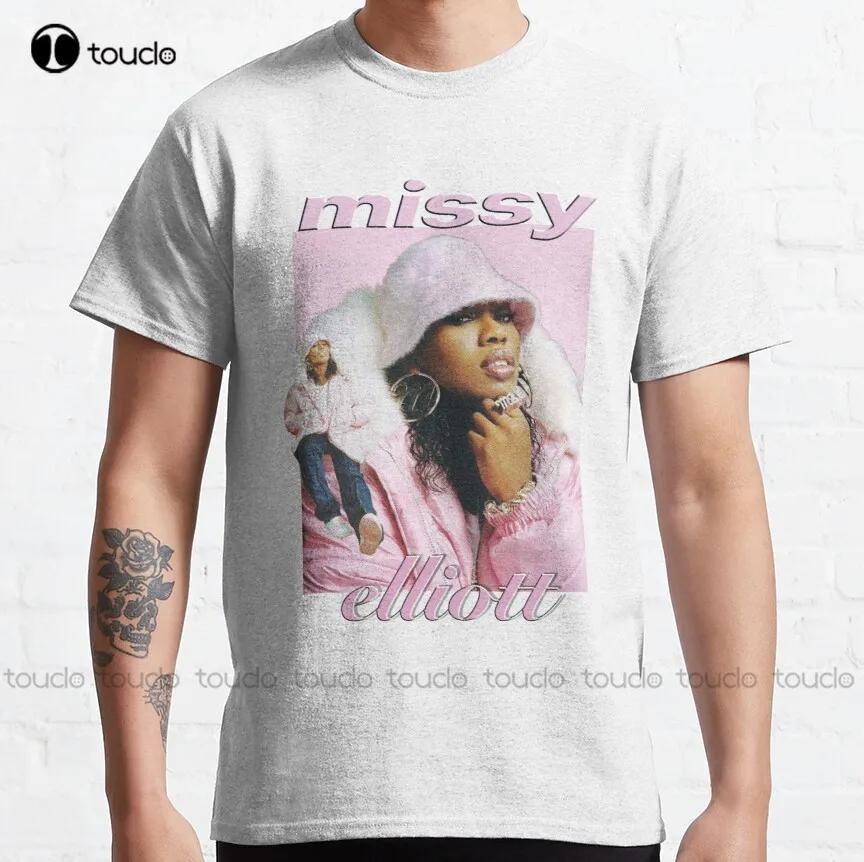 Original Missy Elliott Throwback Classic TShirt GirlShirts Custom Aldult Teen Unisex Digital Printing Tee Shirt Xs5xl Cotton