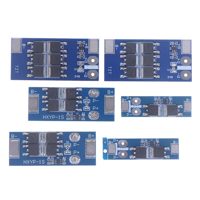 Lithium Battery Protection Board Bms 1S 12A 16A 24A 3.7V Lifepo4 18650 4.2V Charging Voltage/Short Circuit/Overcharge Prevention