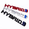 3D HYBRID Refitting Metal Emblem Badge Car Logo Stickers for Toyota Prius Camry RAV4 Crown Auris Exterior Decorate Accessories
