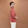 Chic Floral Short-Sleeve T-Shirt for Middle-Aged & Elderly Women - Stylish Summer Top
