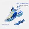 Anta Whirlwind Mesh Durable Breathable High-Top Kids Basketball Shoes Kids sneaker Bright-Blue White 312321118H-5