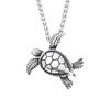 Vintage 316L Stainless Steel Turtle Pendant Necklaces For Men Women Gothic Fashion Punk Cute Animal Biker Jewelry Gift