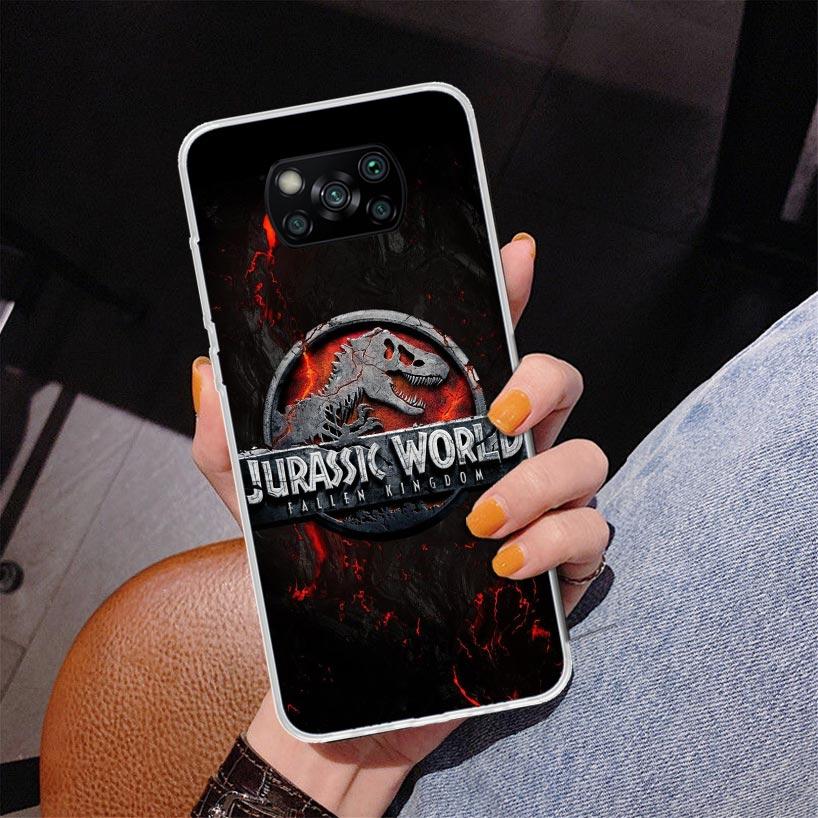 

J-Jurassic Park Dinosaur World Phnoe Case for Xiaomi Poco X5 X6 X7 Pro X4 Gt F7 Ultra M8 M7 Redmi 15C 15 13C 13 12C 12 Unique Co Xiaomi Poco X6 Pro