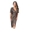 Ax Womens/Ladies Buckle Detail Party Wrap Dress