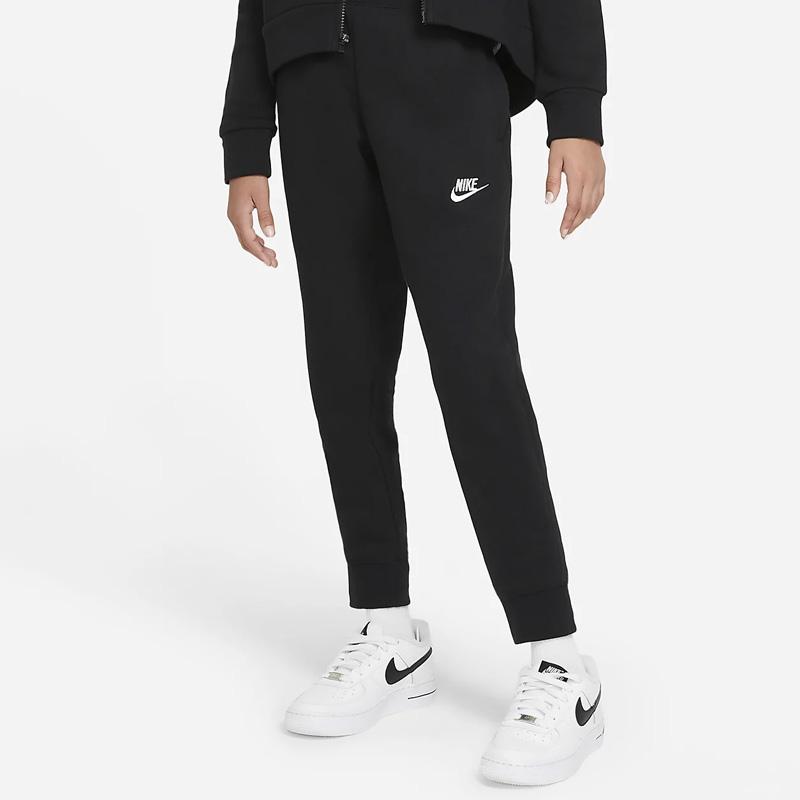 Nike Pantalón de chándal holgado con estampado de logotipo y puños elásticos para mujer Negro DC7207-010