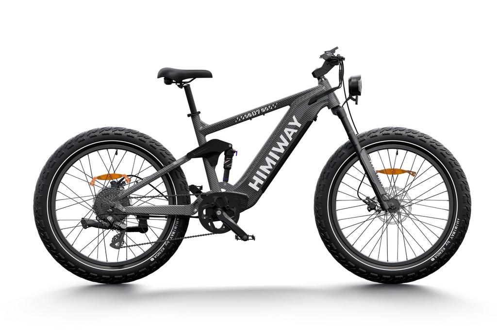 Himiway D7 (Cobra) 250W Electric Fat Bike – 48V 20Ah, 26x4.5” Tires, 128km Range, Shimano 8-Speed, Hydraulic Brakes
