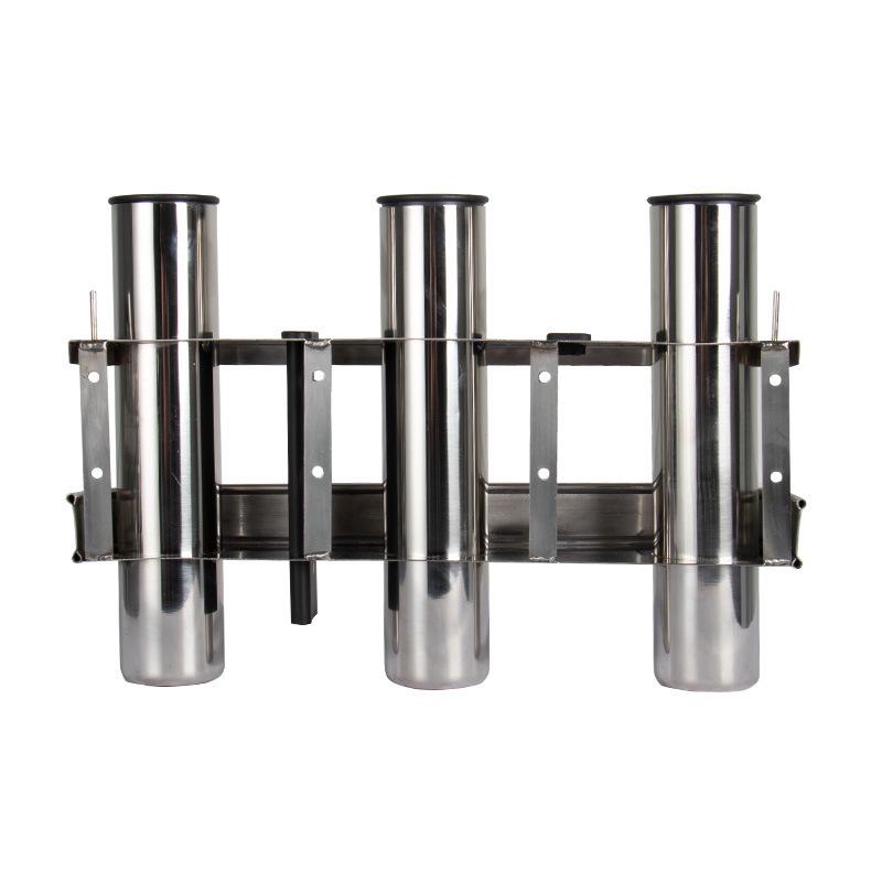 

Шестимісний тримач для вудок та приманок для човна з нержавіючої сталі 3-slot rod holder nylon black