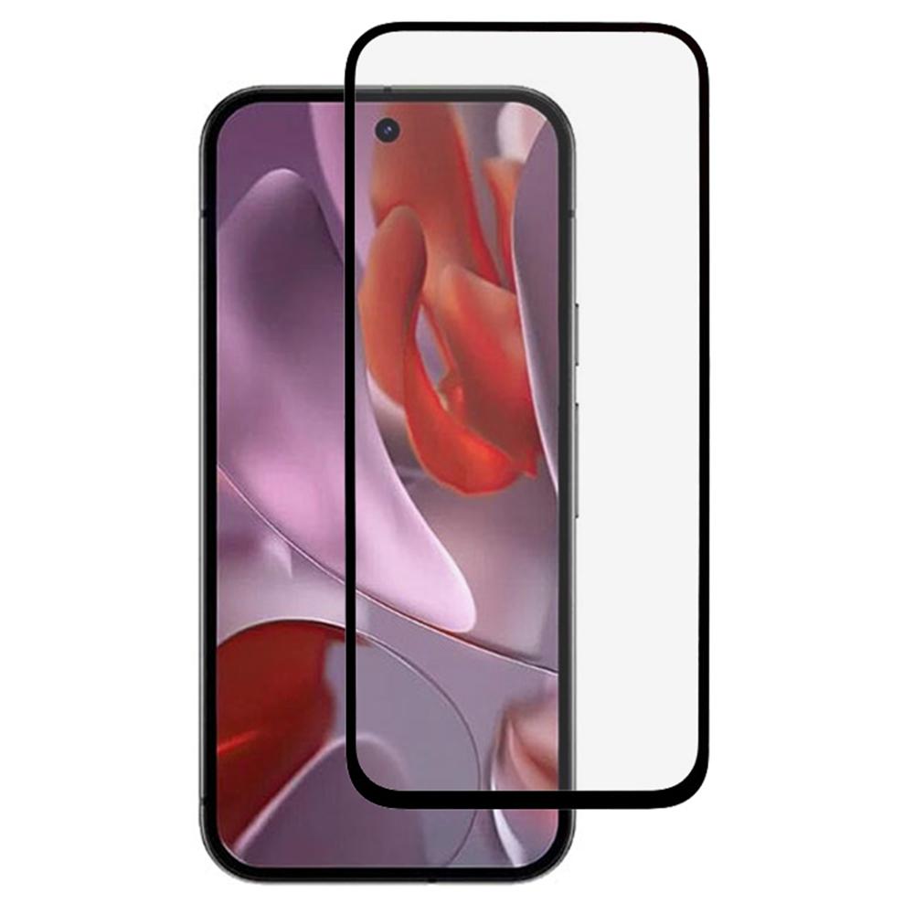 

For Google Pixel 9a Screen Protector Silk Printing Full Glue Tempered Glass Screen Film Type A